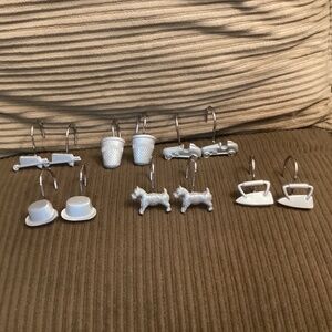 Hasbro MONOPOLY Shower Curtain Hooks